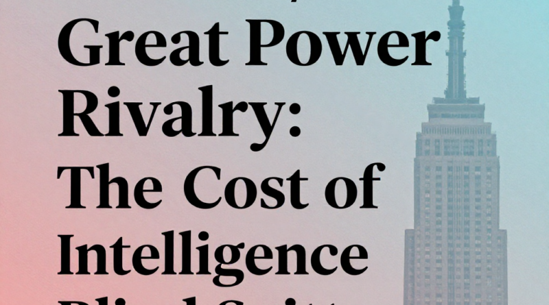 From 9/11 to Great Power Rivalry: The Cost of Western Intelligence Blind Spots