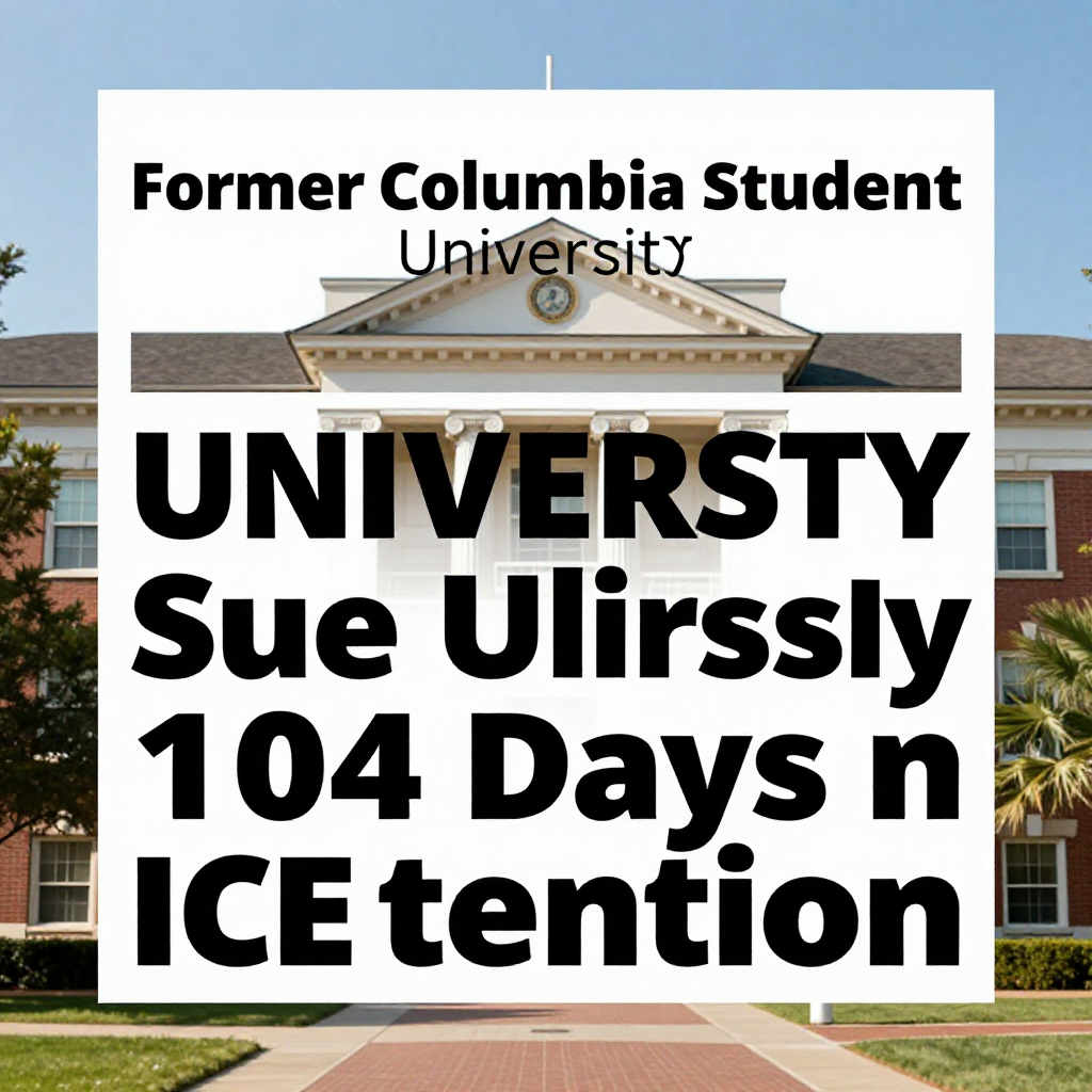 Former Columbia Student Sues University After 104 Days in ICE Detention